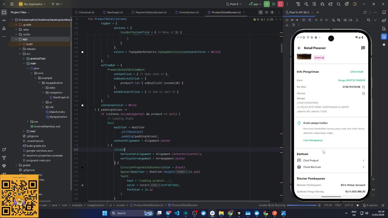 Live Coding Kotlin (ANDROID) E-Commers App