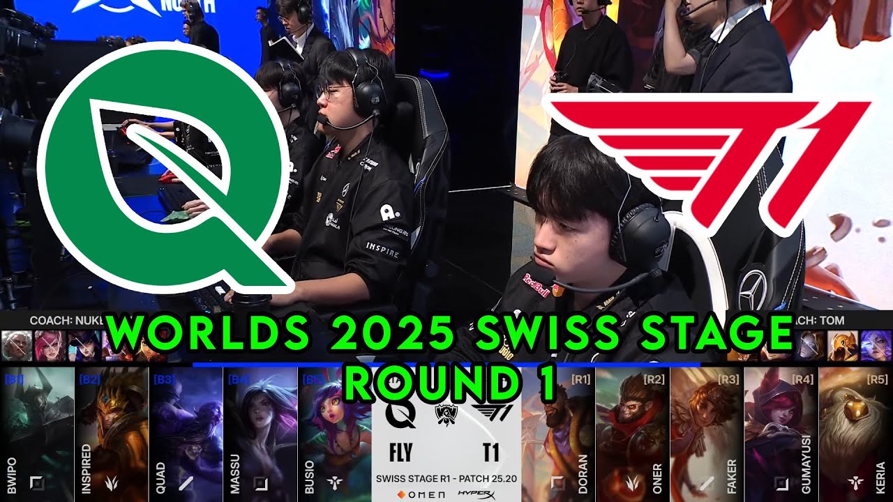 FLY vs T1 | World Championship 2025 Swiss Stage Round 1 | FlyQuest vs T1