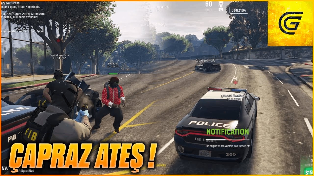 GRAND RP ÇAPRAZ ATEŞ ALTINDA KALDIK ! FIB (GTA 5 GERÇEK HAYAT)