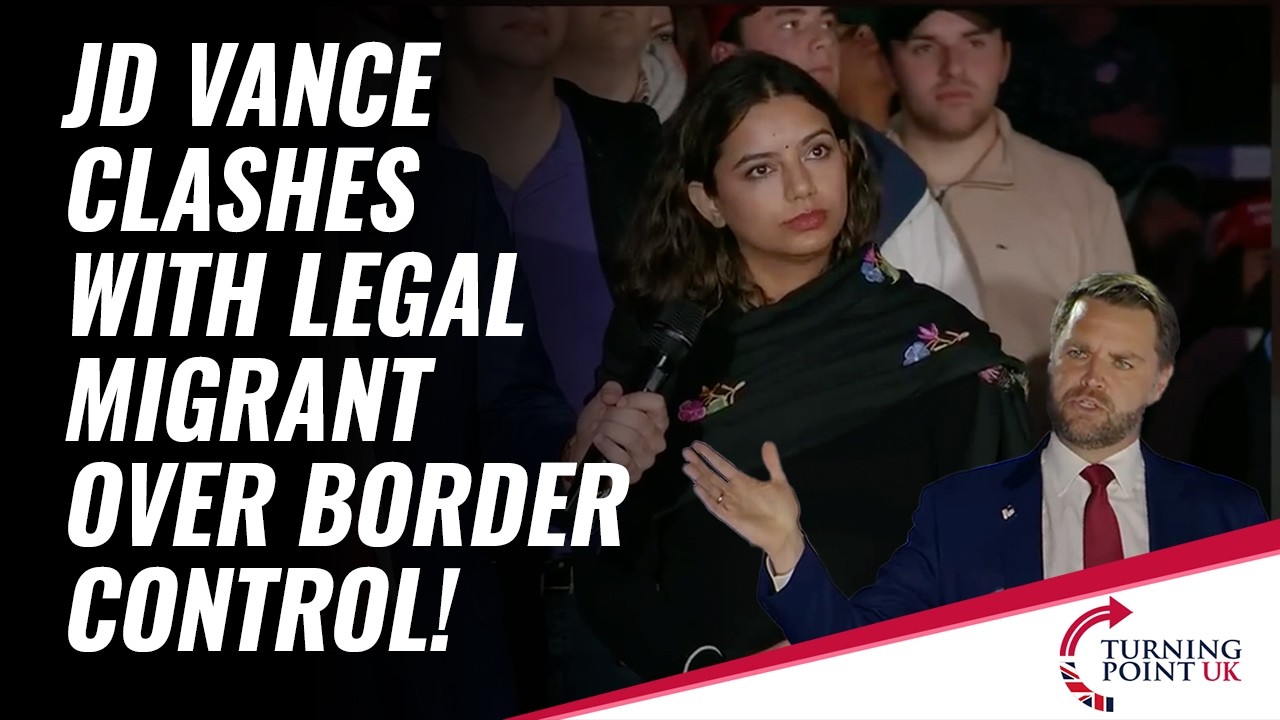 JD Vance Clashes With Legal Migrant Over Border Control!