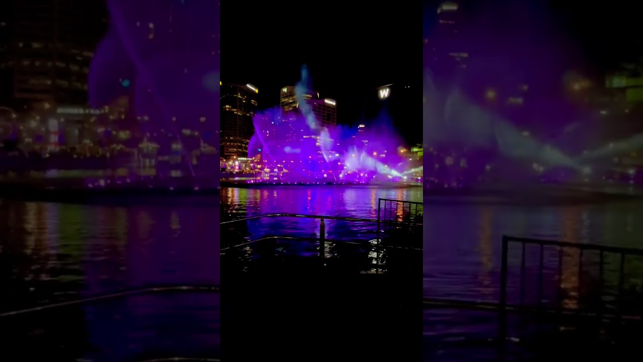Vivid Sydney in Darling-harbour 🎆✨🚥 #vivid #sydney #darlingharbour