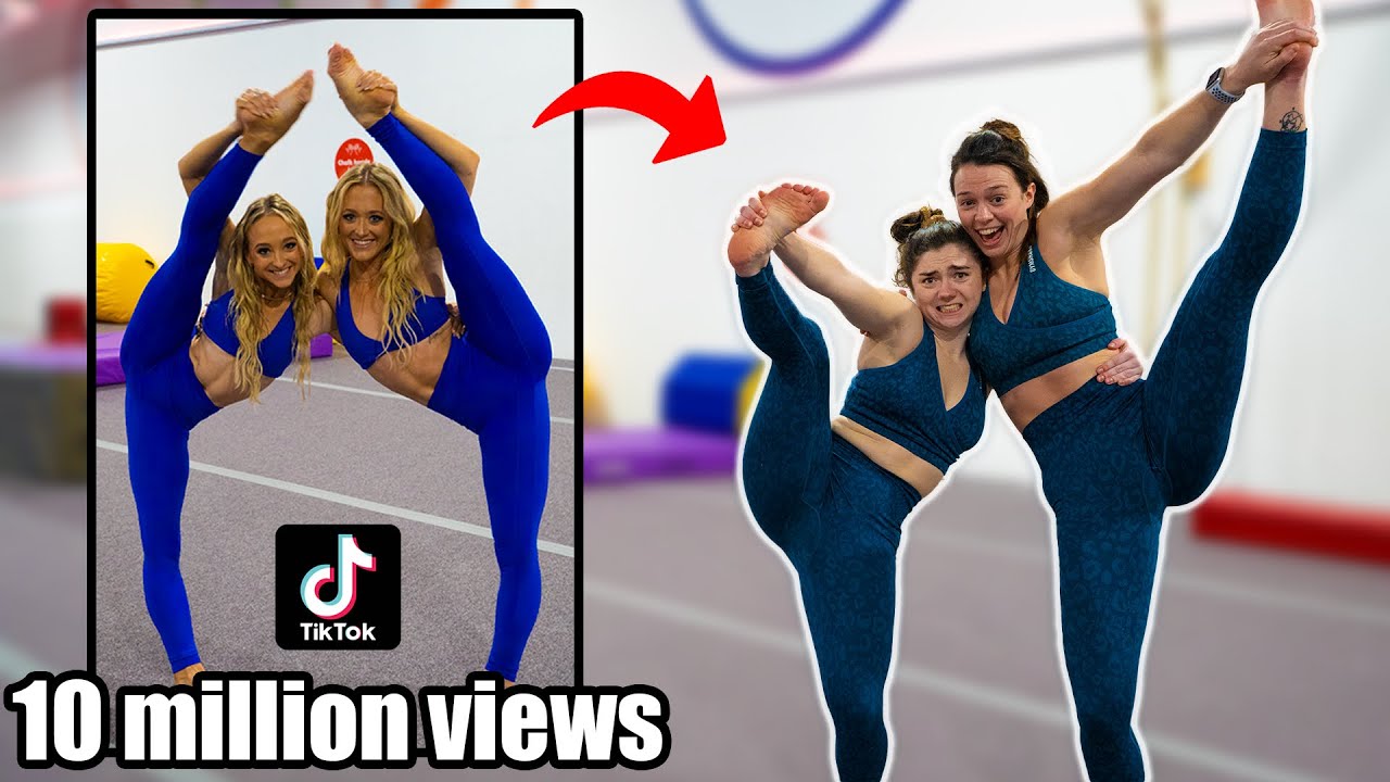 The Rybka Twins taught us their VIRAL Tik Toks!!