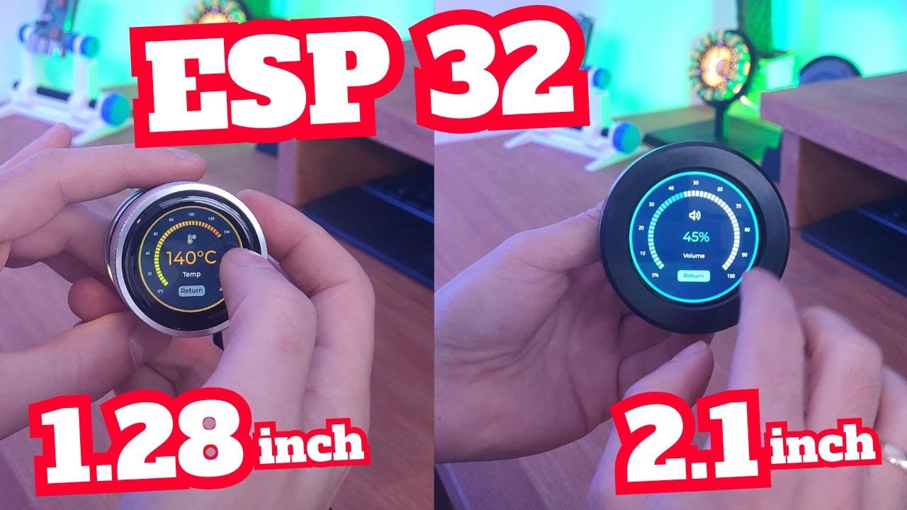 Обзор круглых дисплеев Elecrow ESP32 – 1,28” против 2,1”