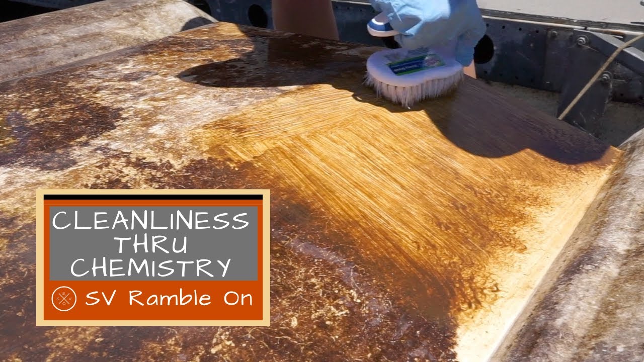 The Great Dinghy Cleansing:  Oxalic Acid Face-Off | SV Ramble On