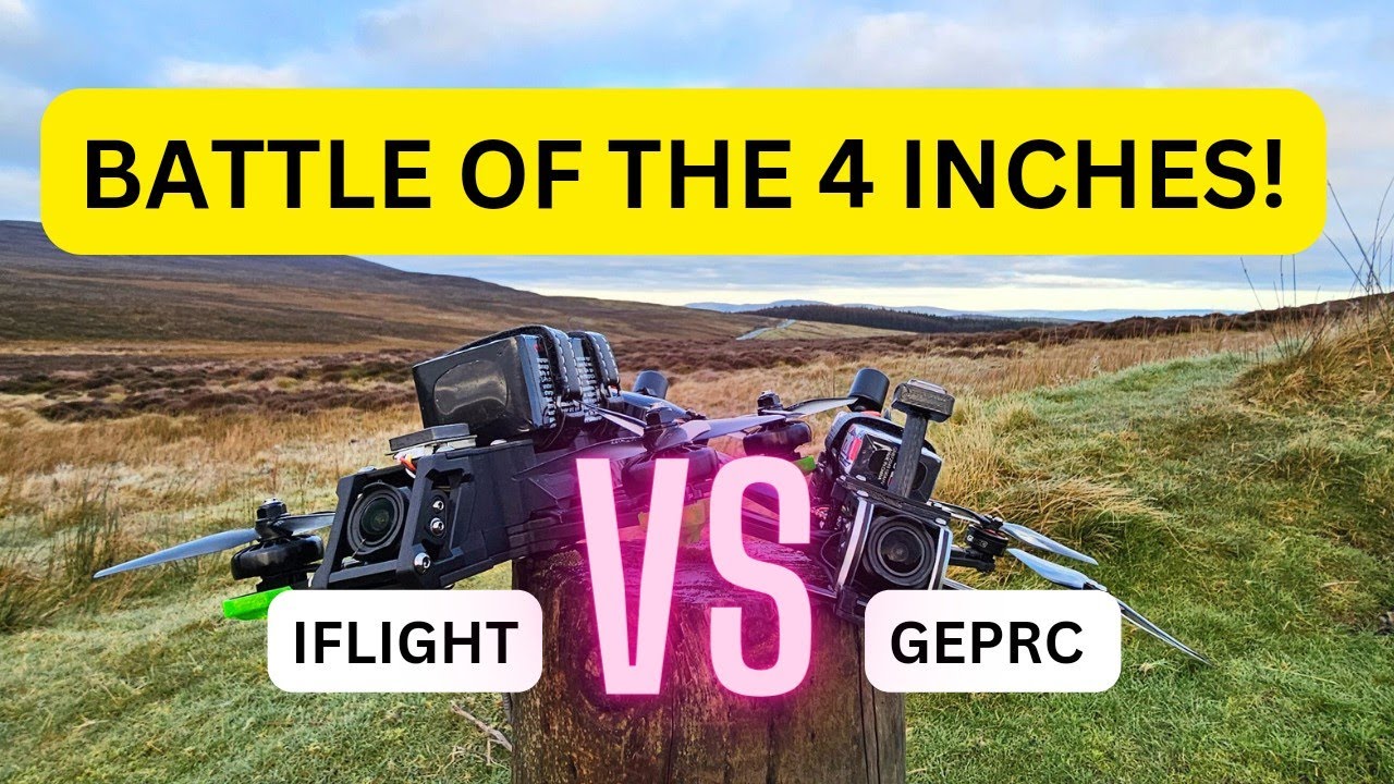 Geprc Tern LR40 VS  Nazgul f4d - Surprising flight times with one of them!