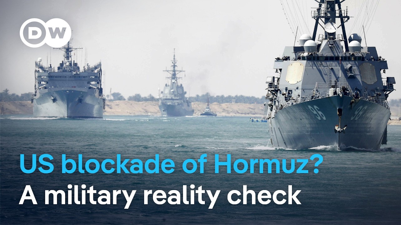 Trump vows Hormuz blockade &mdash; can the US Navy actually enforce it? | DW News