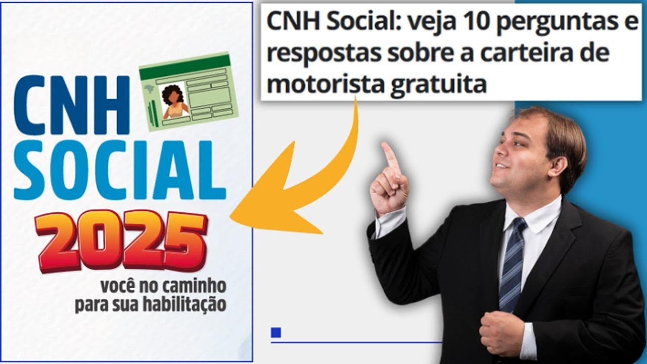 CNH Social: veja 10 perguntas e respostas sobre a carteira de motorista de gra&ccedil;a em 2025!