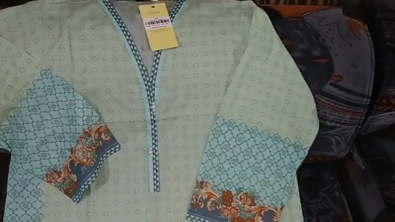 Stitched lawn kurta design #printed#kurta#beautiful#summer