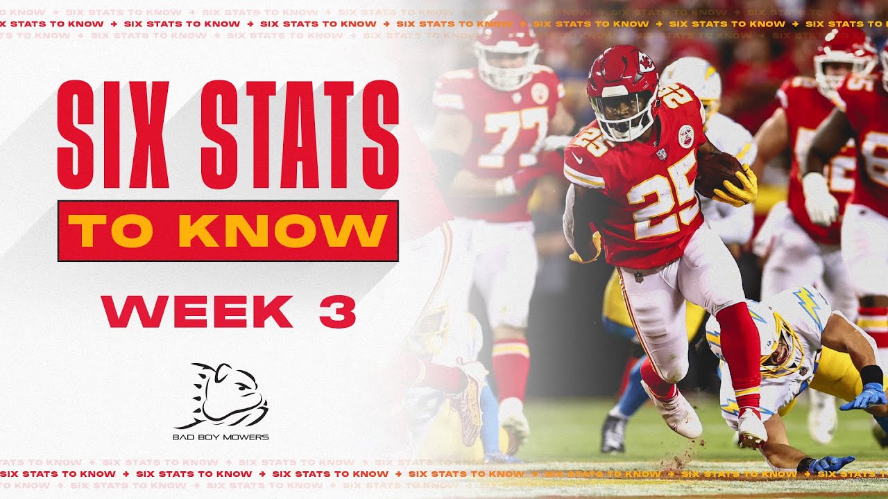 Six Stats to Know for Week 3 | Chiefs vs. Colts
