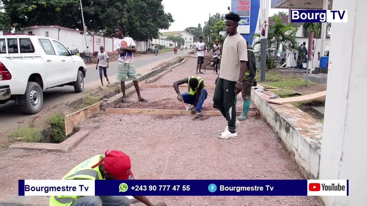 PARCELLE NIOSON EZA PEMBENI YA MACADAM BAKO BUKA MPONA KO BAKISA MACADAM,MPO EMBOUTEILLAGES ESILA