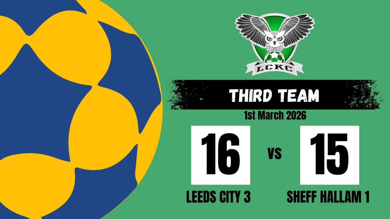 Leeds City 3 vs Sheffield Hallam 1 -   1/3/26