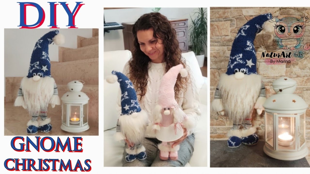 Gnomo di Natale 💙 Tutorial Semplicissimo