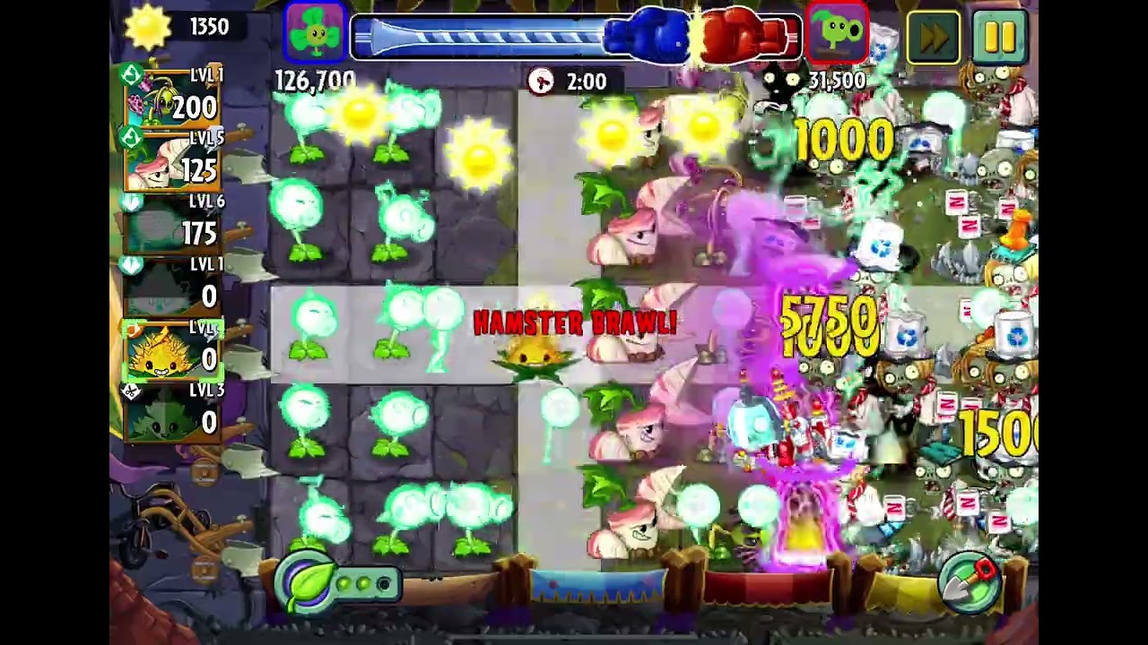 Plants vs Zombies 2 Insane 1.5M+ Battlez Tactics (Hammeruit Tournament!)