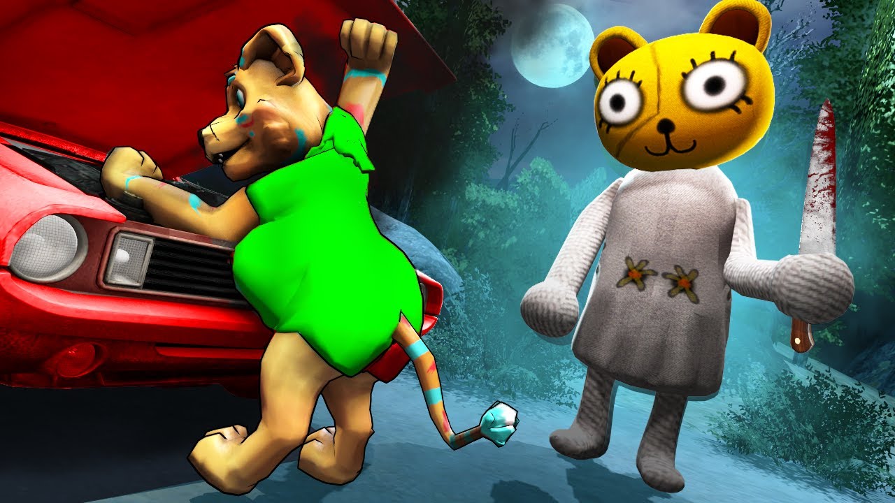 CARTOON GIRL YOYO is following me... (Trevor Henderson)