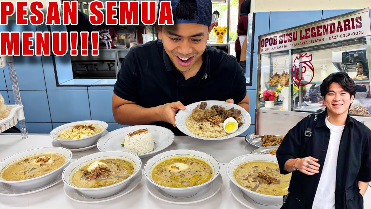 MUKBANG SEMUA MENU DI OPOR SUSU LEGENDARIS DARK SYSTEM JONATHAN LIANDI!!