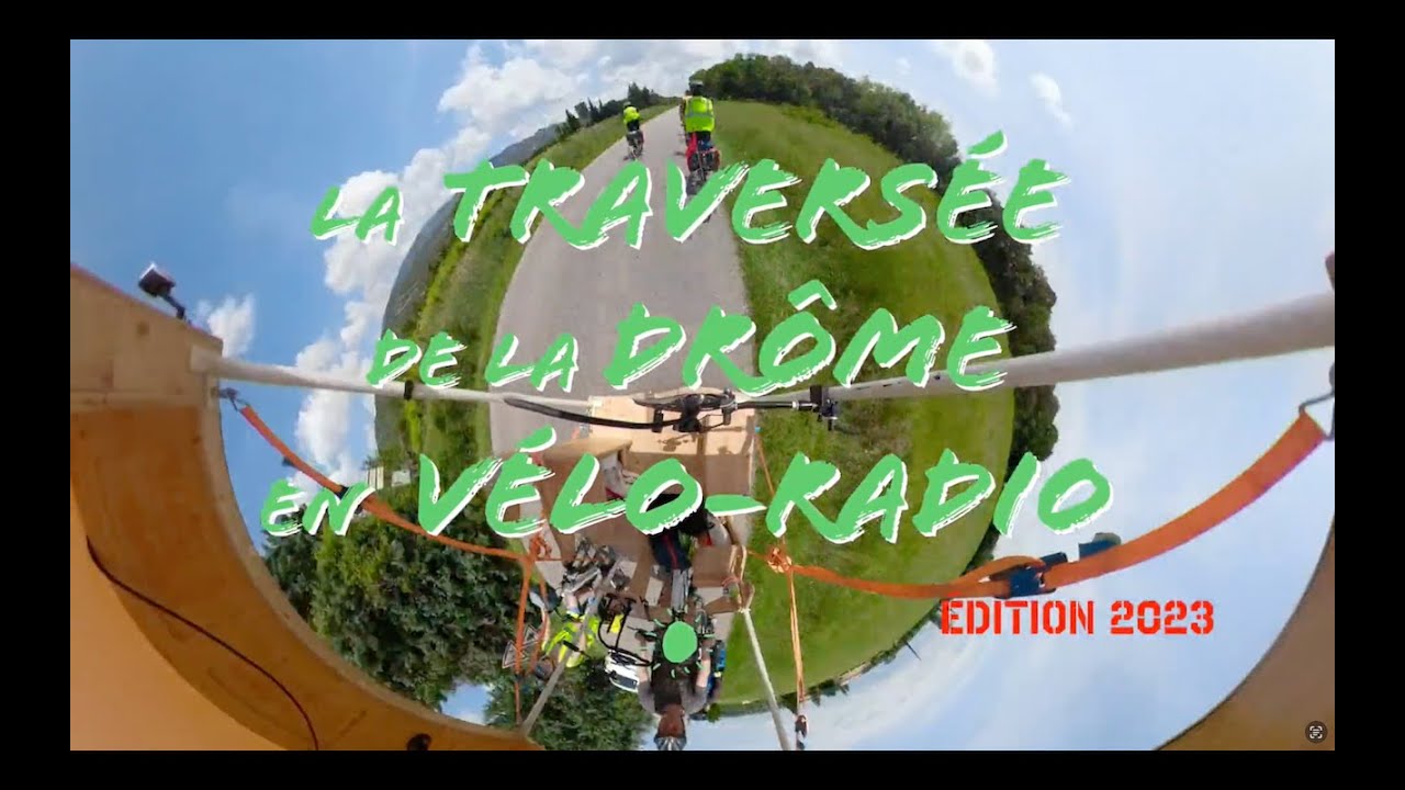 Radio Méga - le reportage de la Traversée de la Drôme à Vélo, 2023
