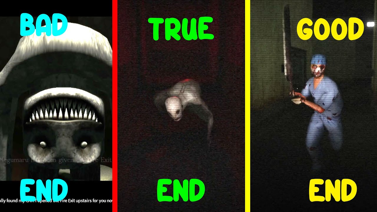 All 3 Endings in Silent Psycho [HORROR] | ROBLOX