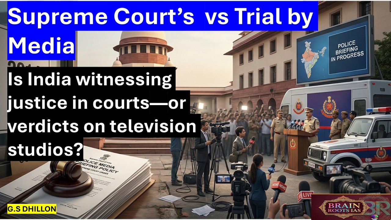 Police, Media & Fair Trial | Supreme Court’s Landmark Police Briefing Order UPSC IAS Current Affairs