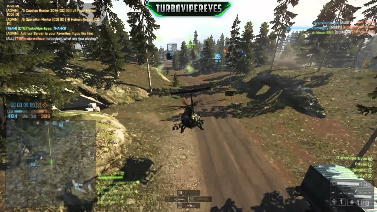 [Battlefield 4] Scout Helicopter Gameplay 64-0 Killstreak After Stinger Buff Fall Patch 27.10.2015