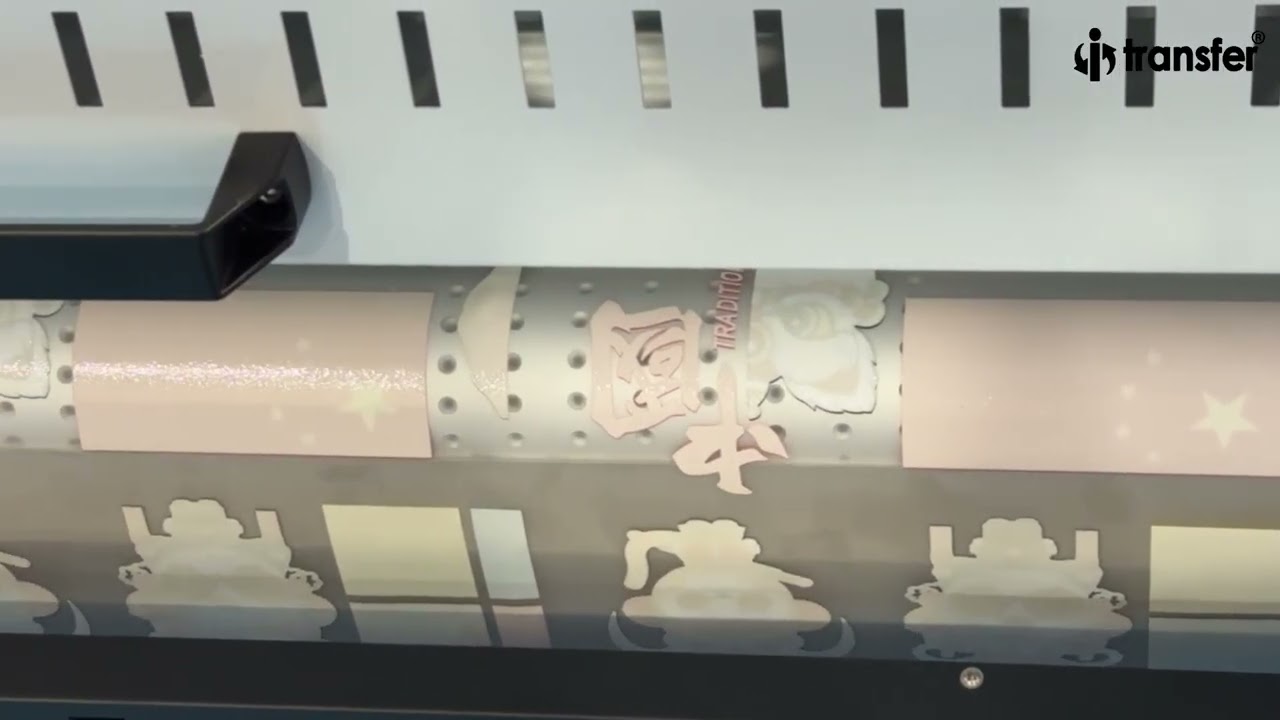 i-Transfer&reg; 90cm Powder shaker machine auto refill film and One touch collect the tailer film