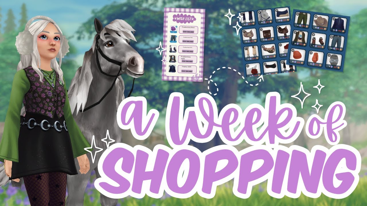 Неделя из моей жизни: шопинг в Star Stable 🛒