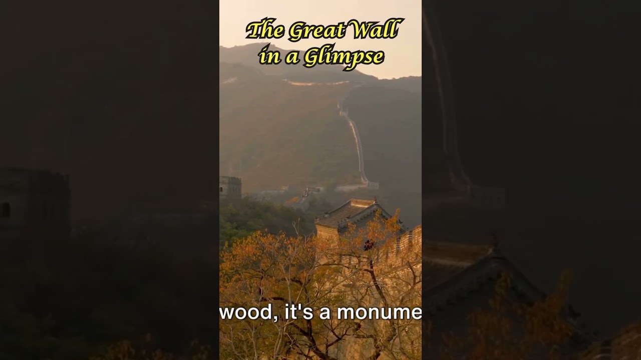The Great Wall in a Glimpse #travel #travelgoals #top #wanderlust #culture #chinatravel #china