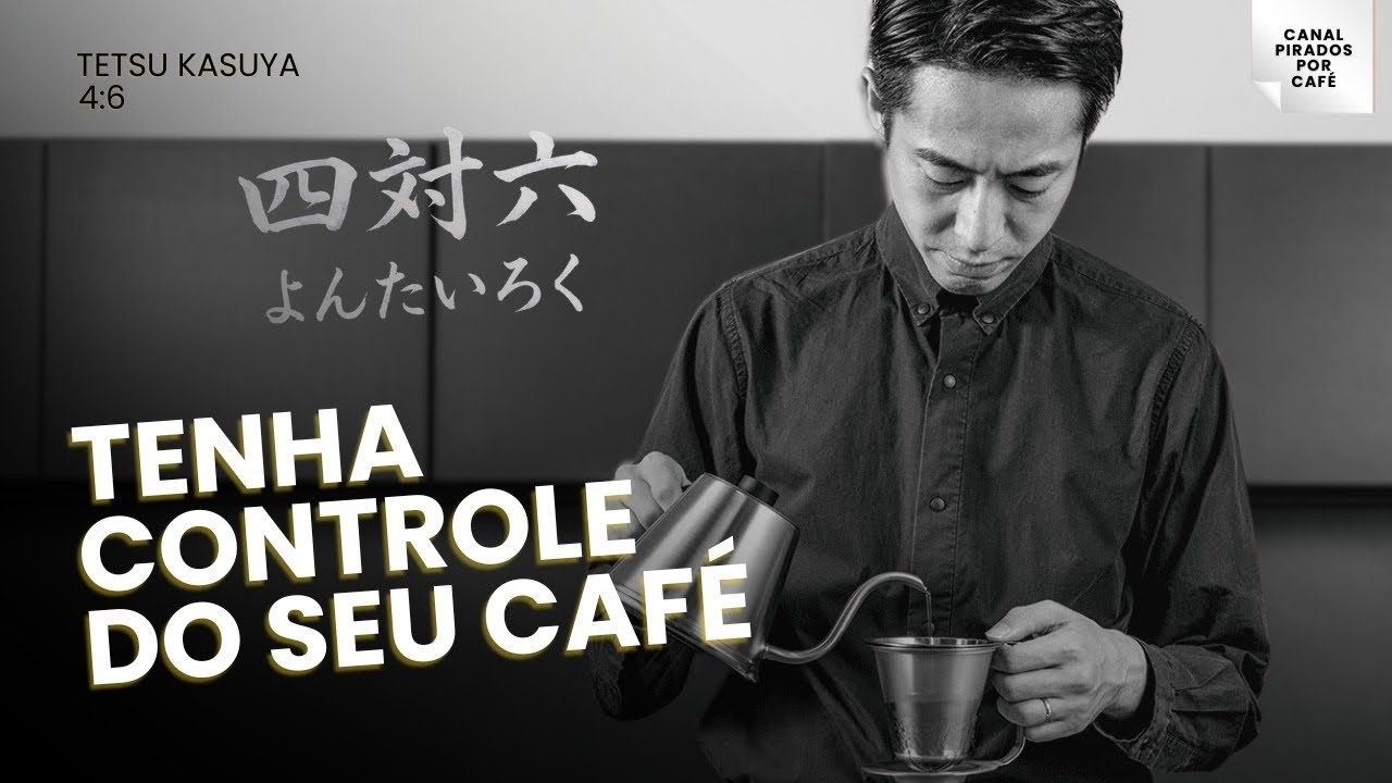 CAFÉ GUIADO NO V60 COM O MÉTODO 4:6 DO TETSU KASUYA