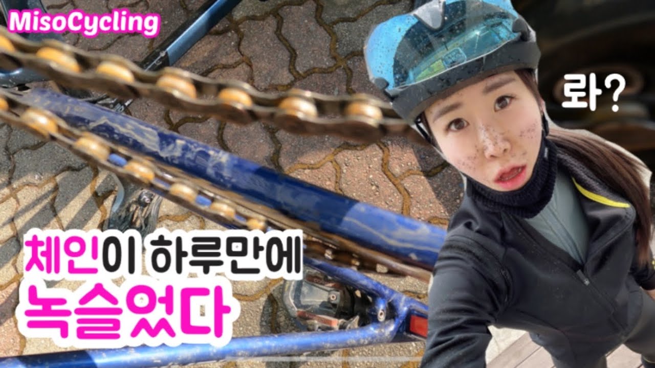 하루만에 썩어버린 체인 되살리기 Rusty Chain Cleaning