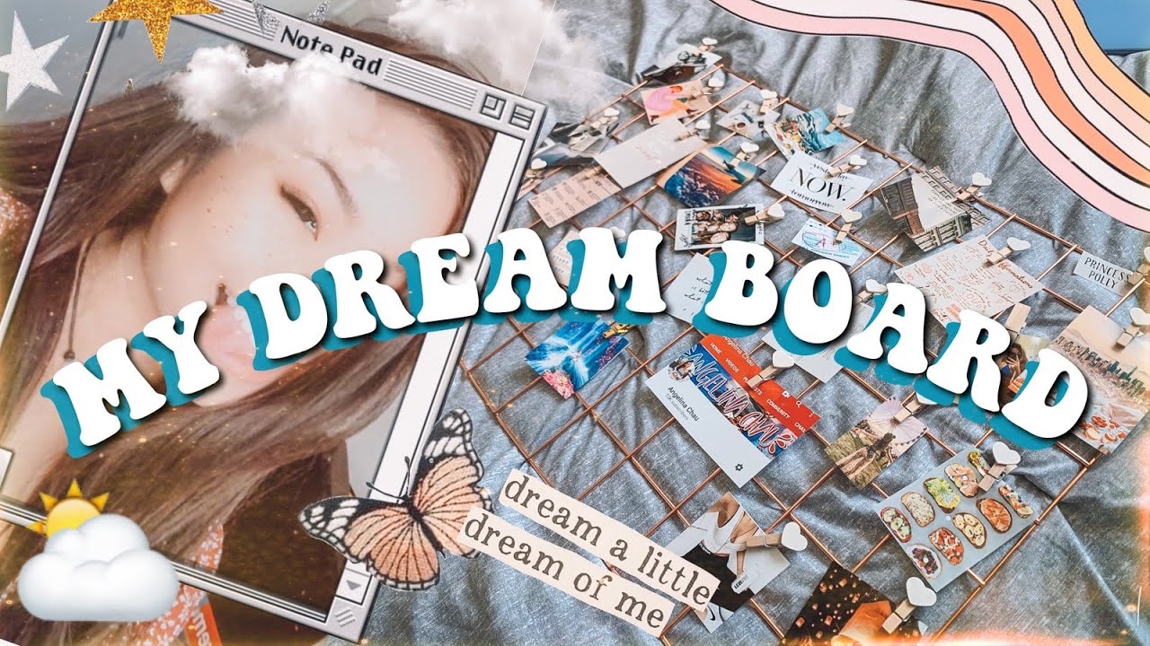 MAKING MY VISION BOARD 2020 ✨ ☁️