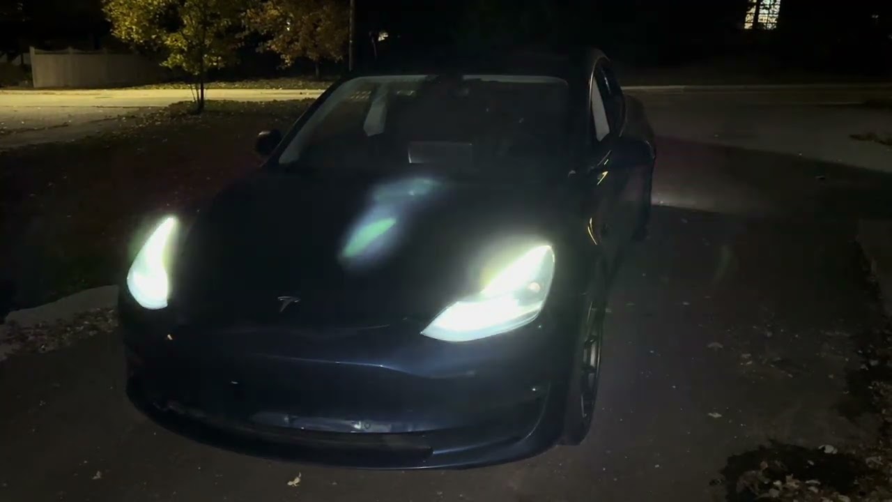 Engine cranking but won't start prank - Tesla light show