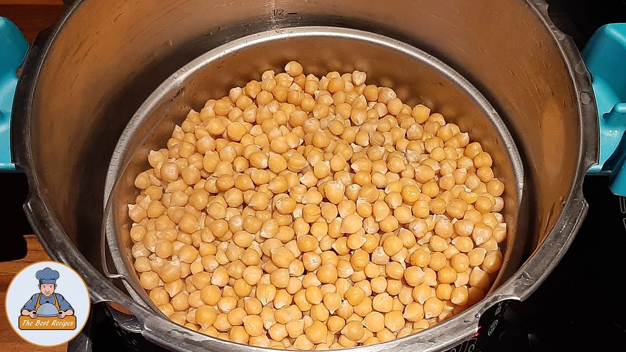 Cuisson des pois chiches secs à la vapeur (cocotte minute)