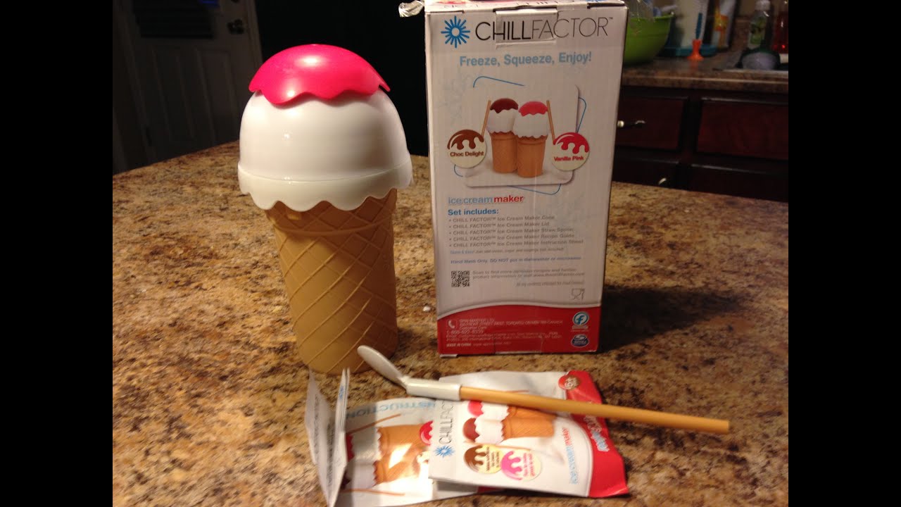 Find Out Friday: Chill Factor Ice Cream Maker