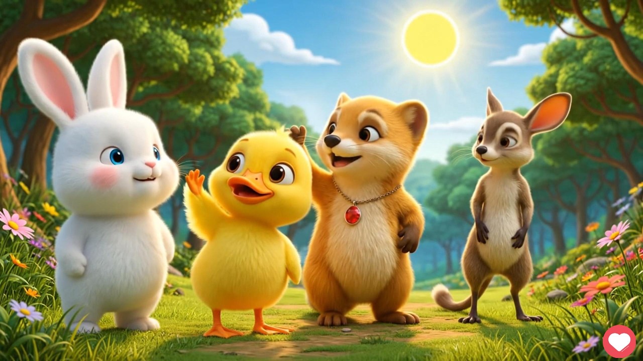 🐰🐤 Roro, Dodo, and Kiki: The Quest for the Sparkling Red Stone Necklace