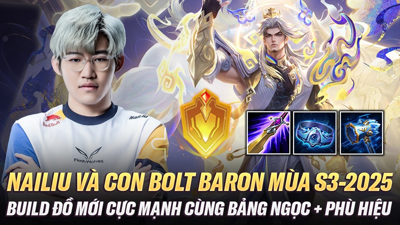Nailiu Cầm Bolt Baron Với Pha Highlight Kh&ocirc;ng Tưởng C&ugrave;ng Build Đồ Mới M&ugrave;a S3-2025 Cực Mạnh
