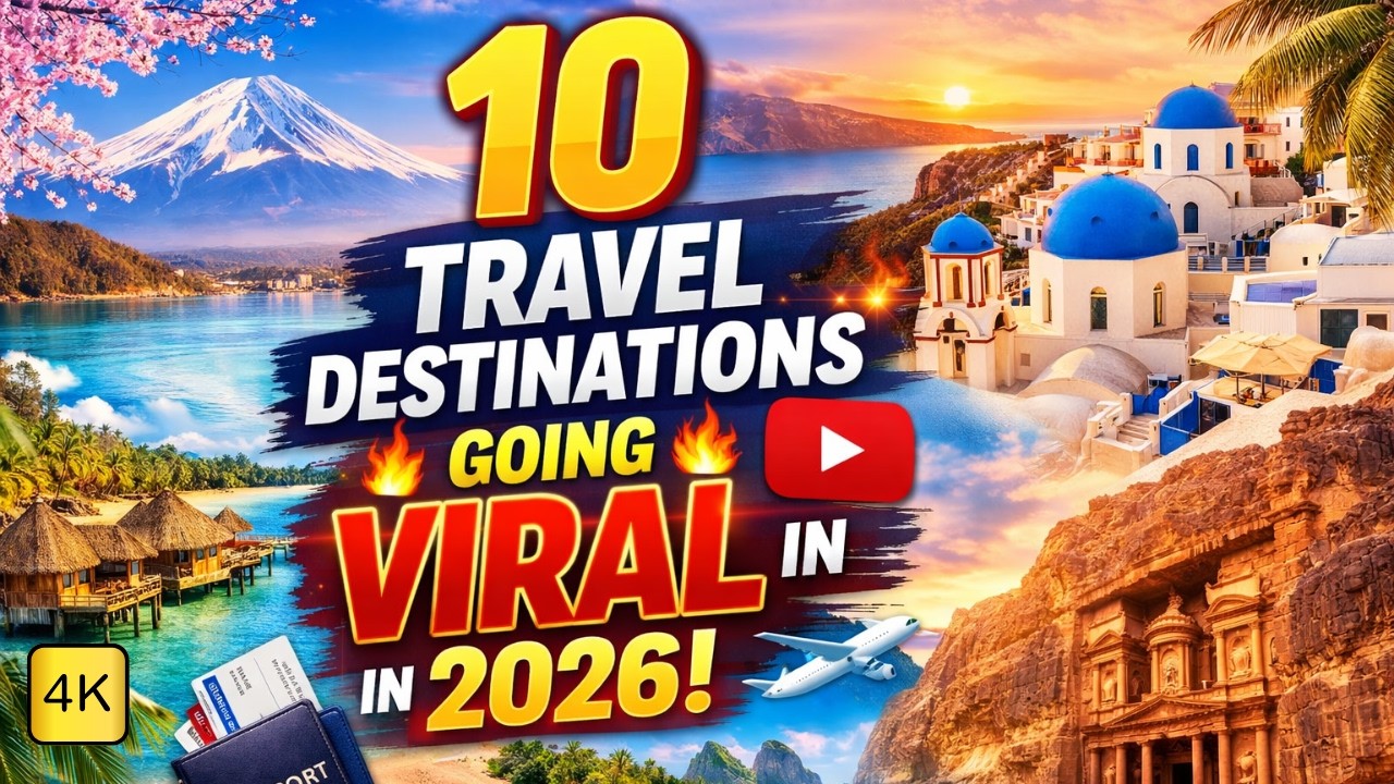 10 Places You NEED to Visit in 2026 | Dream Vacation Destinations