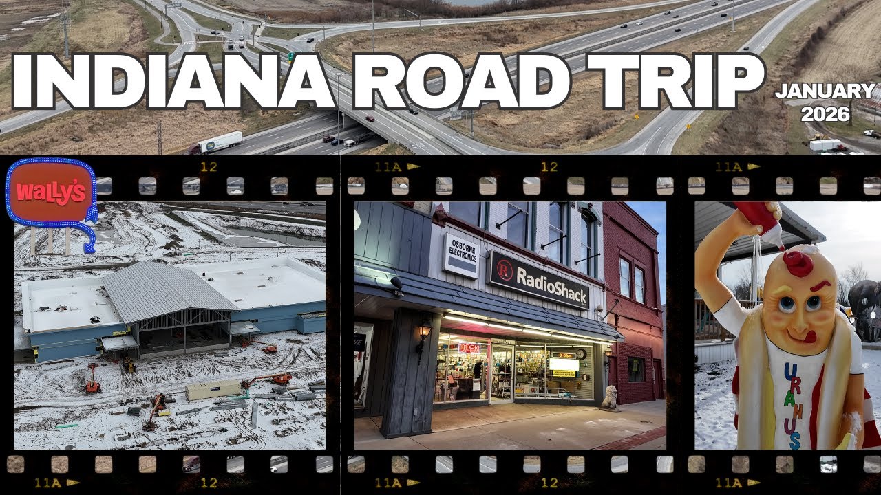Indiana Backroads Road Trip 🚗 | Wally’s Construction, Buc-ee’s Site, Uranus Fudge & More!