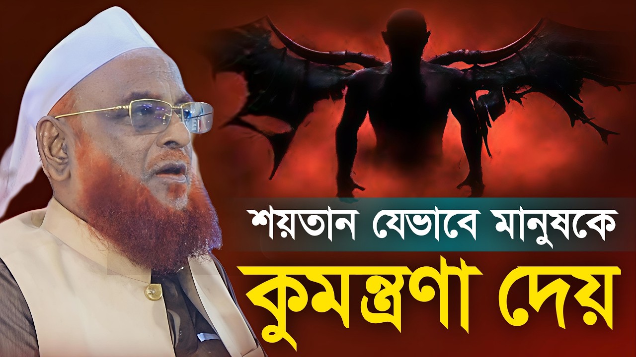 শয়তান যেভাবে মানুষকে কুমন্ত্রনা দেয়। আল্লামা নুরুল ইসলাম ওলিপুরী। Allama Nurul Islam Olipuri