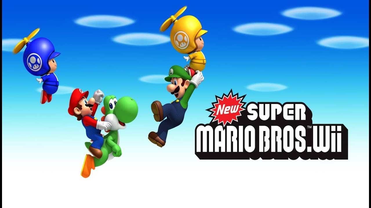 New Super Mario Bros Wii Instruction Manual