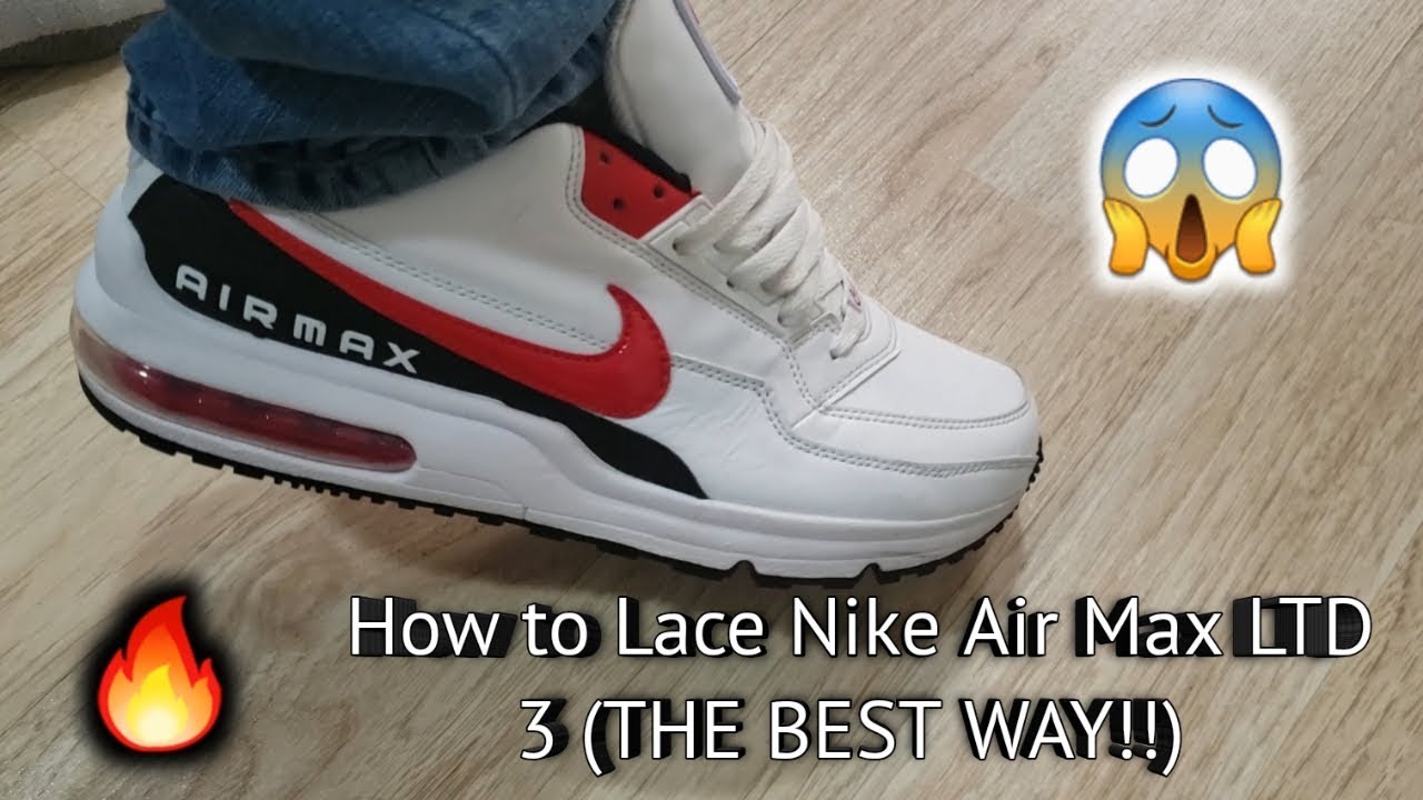 How to Lace Nike Air Max LTD 3 (THE BEST WAY!!)