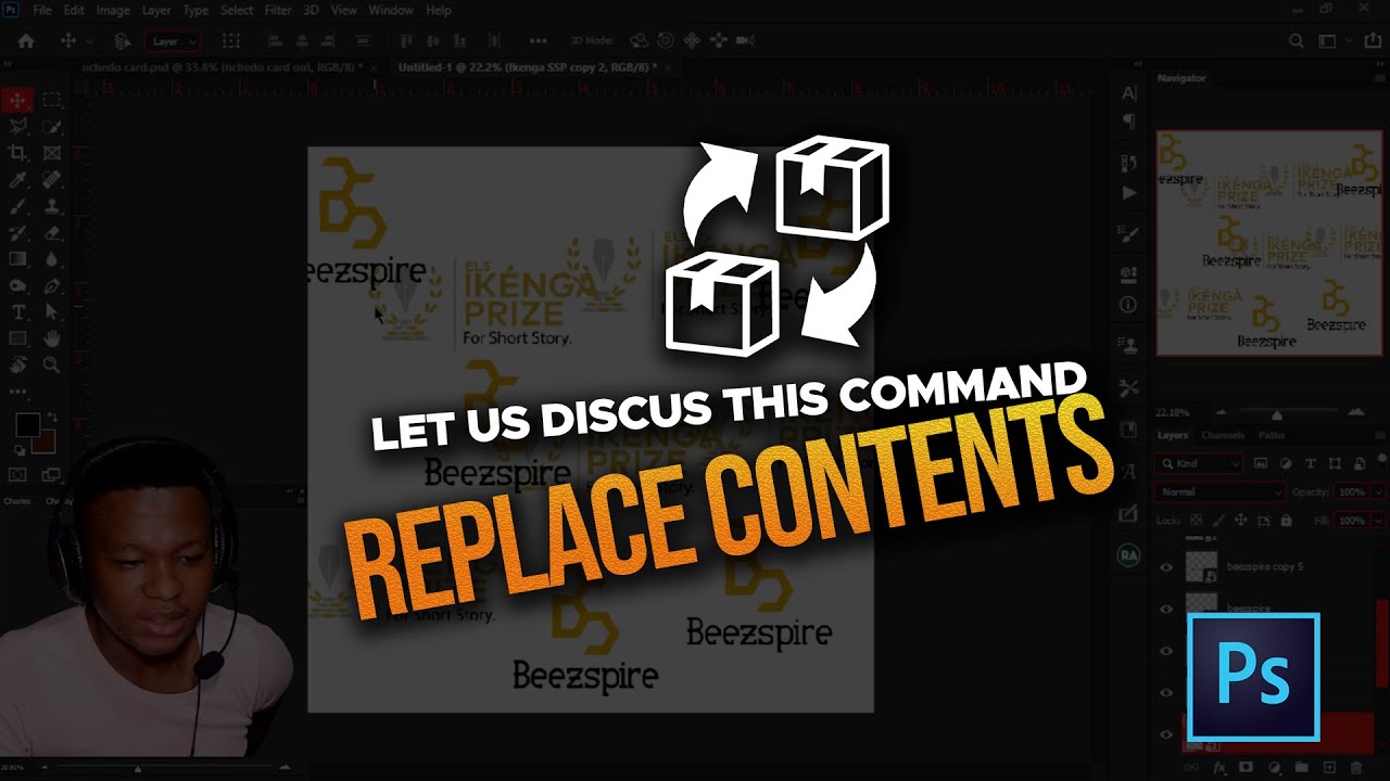 Photoshop Tutorial: Replace Contents