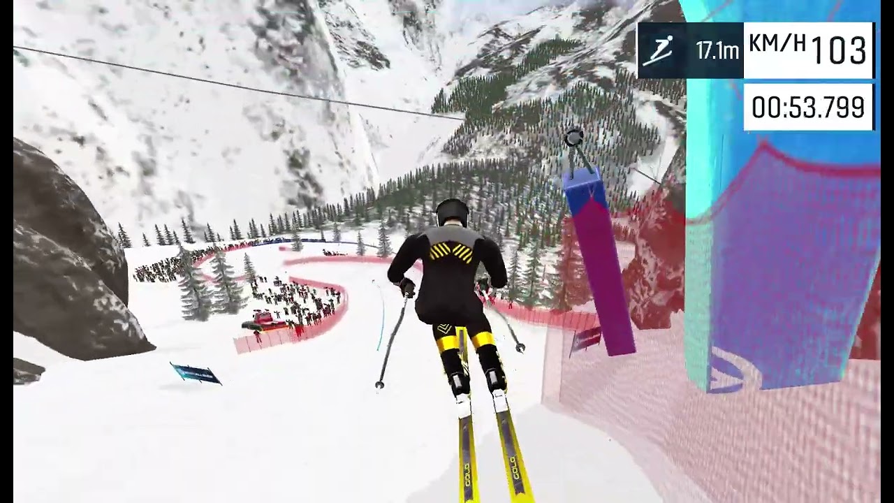 🎿 Wengen Race (One Try) – 3rd Place Run | Ski Challenge