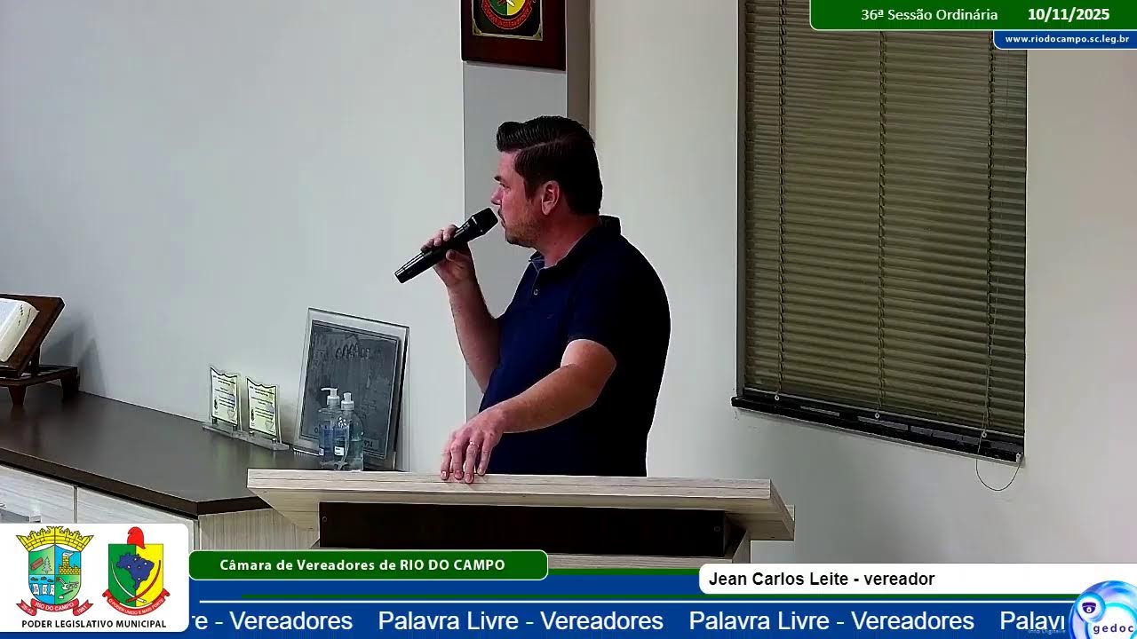 36ª Sessão Ordinária do dia 10/11/2025