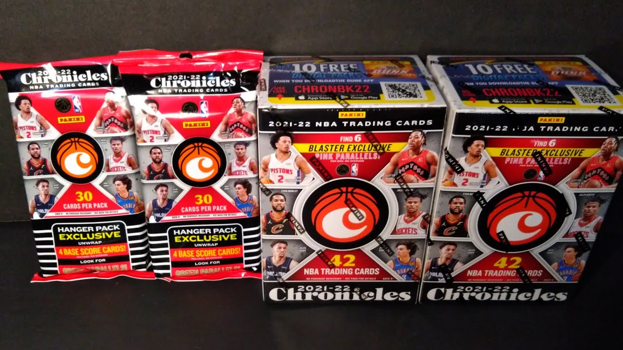 2021-22 Panini Chronicles 🏀 Basketball Blaster Box X2 & Hanger Pack x2 Card Break 🏀