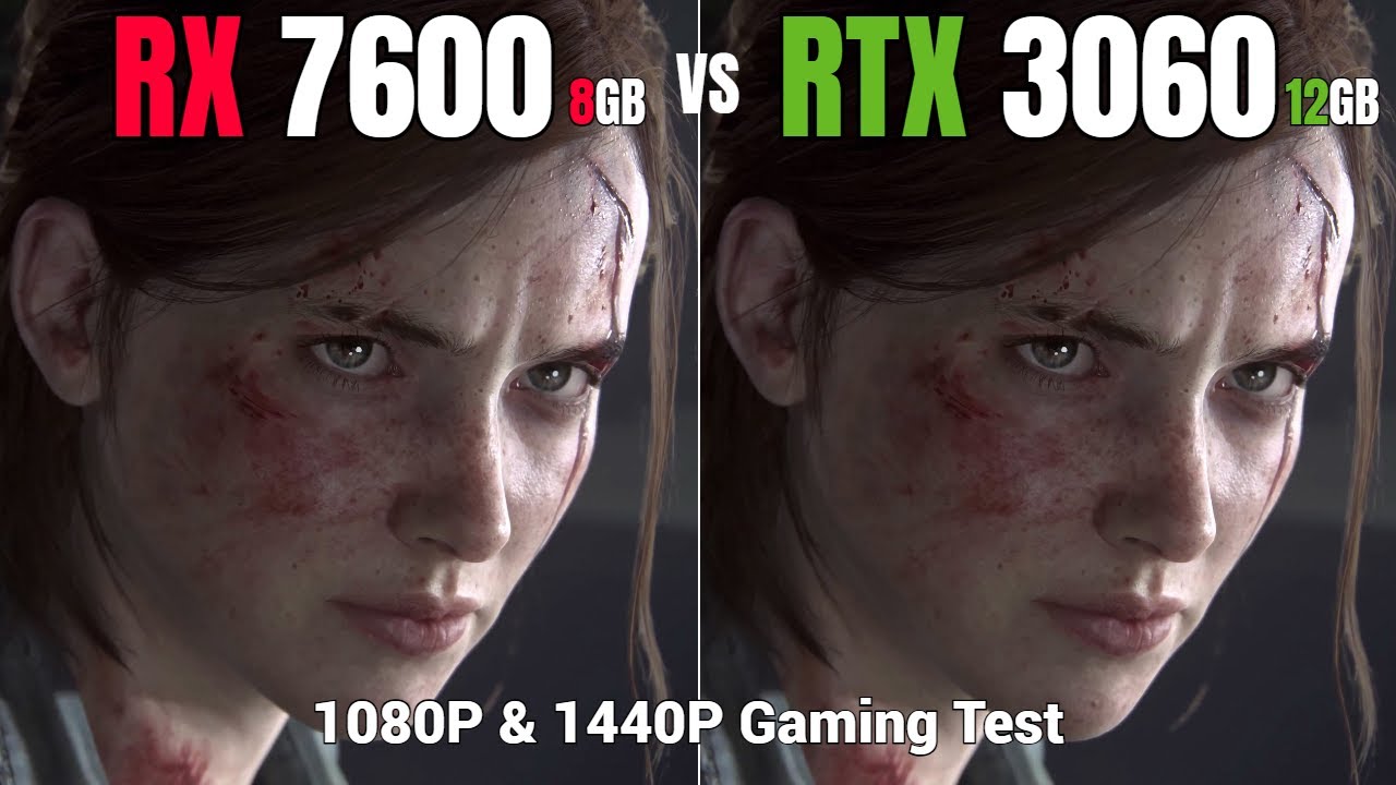 AMD RX 7600 vs RTX 3060 12GB Gaming Test | 1080P and 1440p Benchmarks