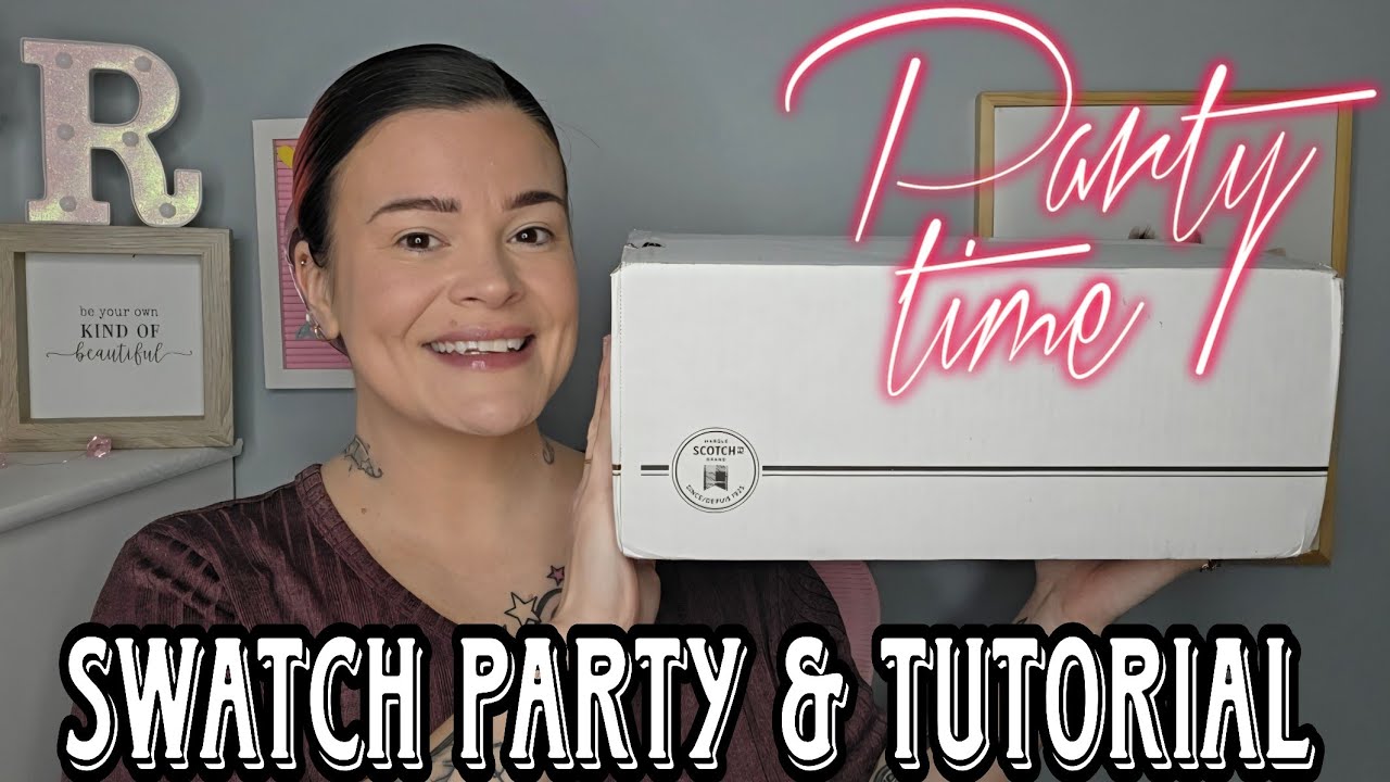 Happy mail & a big ole swatch party 🥳