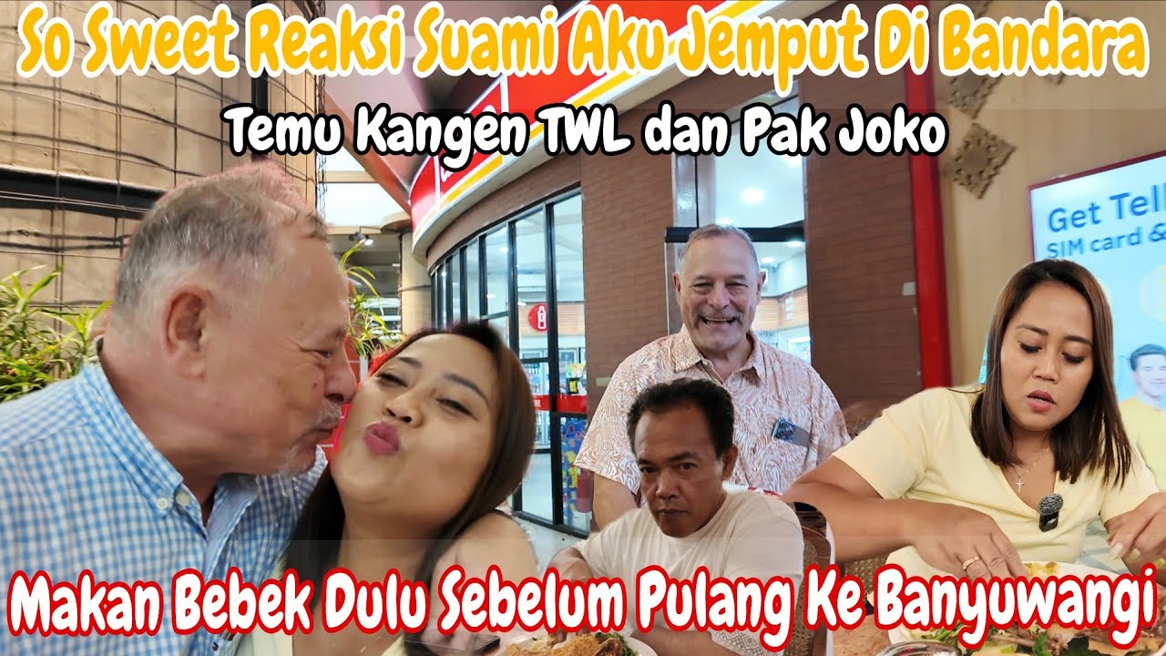 PRANK GAGAL‼️MENJEMPUT SUAMI DI BANDARA,SUAMI BAHAGIA PULANG KE INDONESIA~REAKSI TWL BERTEMU SUAMI 
