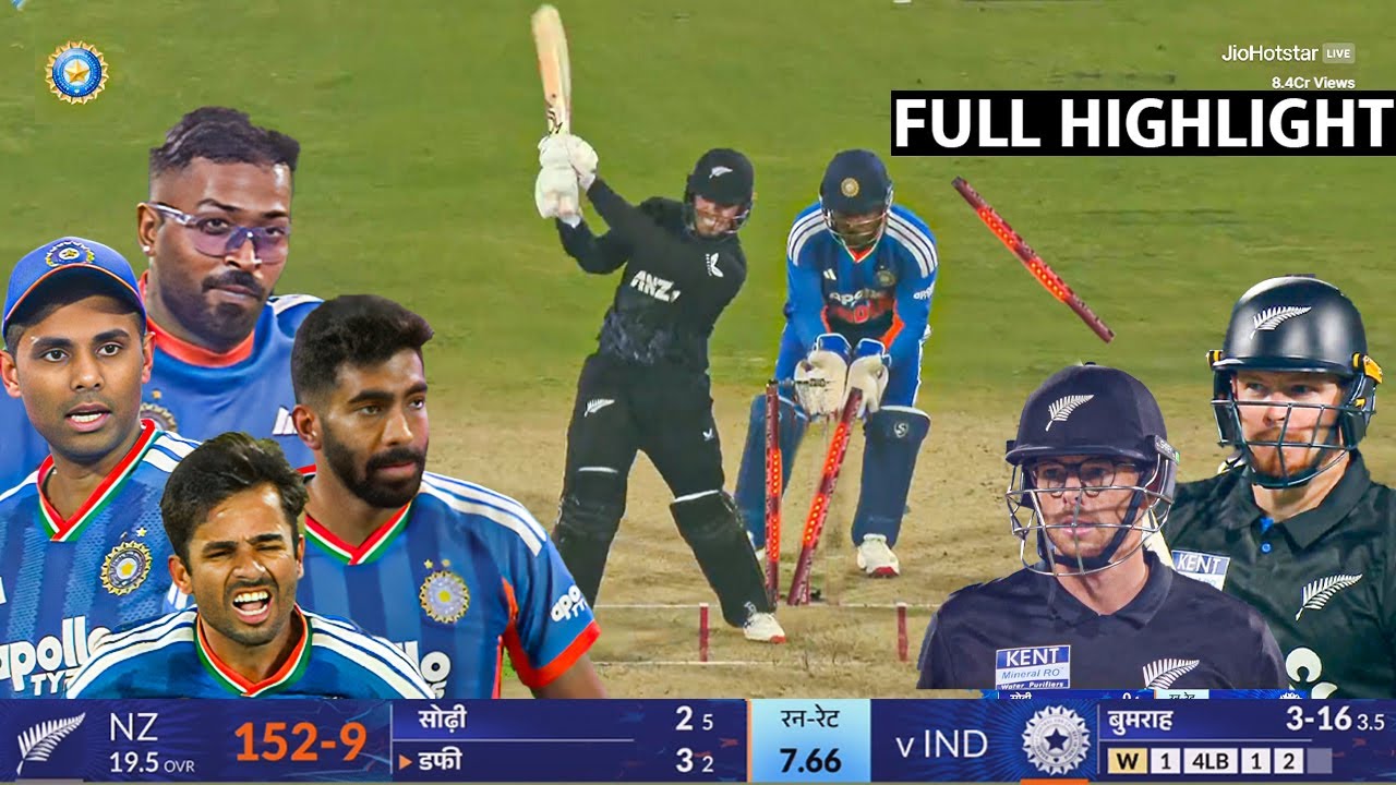 India vs Newzealand 3rd T20 Full Match Highlights 2026, Ind vs NZ 3rd T20 Match Full Highlights 2026
