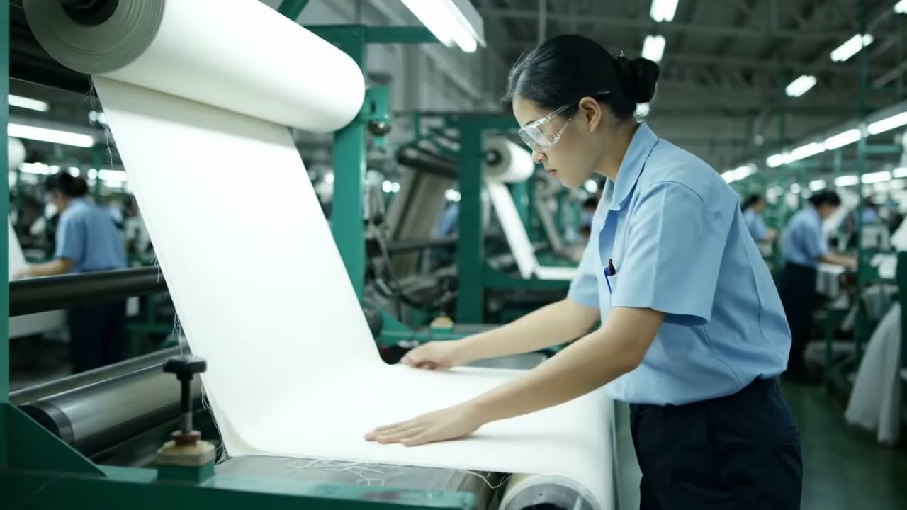 Complete Textile Manufacturing Process | Cotton to Fabric Step by Step