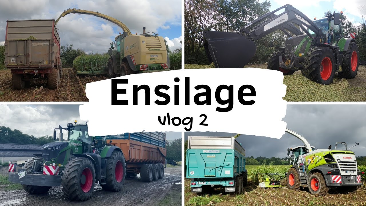 Ensilage à la ferme !! Vlog 2 👀🌽