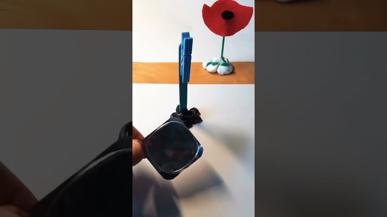 🪷🚀 DIY photo holder poppy flower and rocket space ship (No7of7) easy and cute crafts